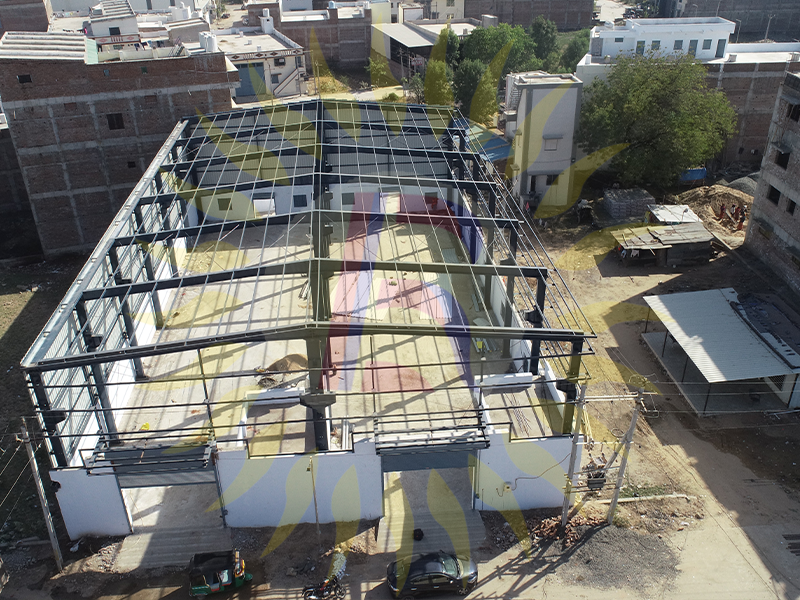 Affordable Factory Roofing Structure Shed Manufacturer in Rajkot