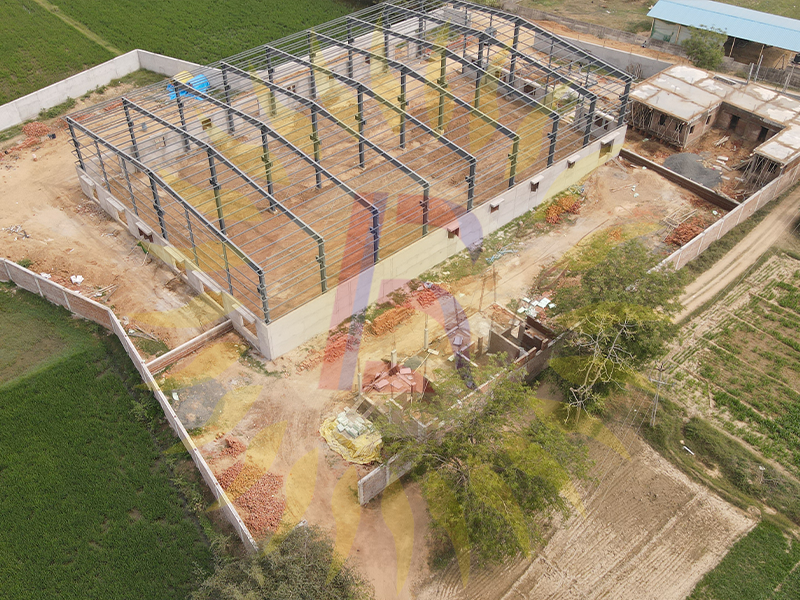 Affordable Factory Roofing Structure Shed Manufacturer in Vapi
