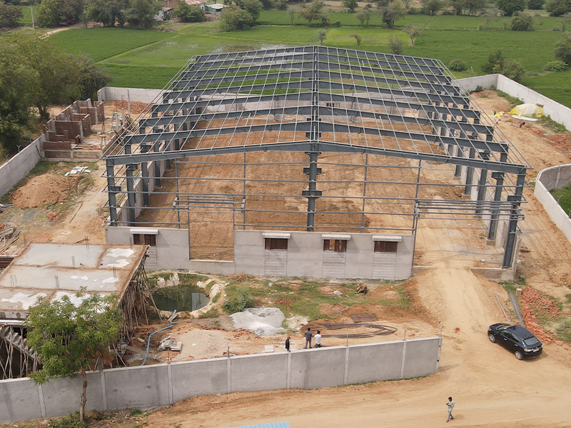 Prefabricated Factory Shed Manufacturer in Jamnagar
