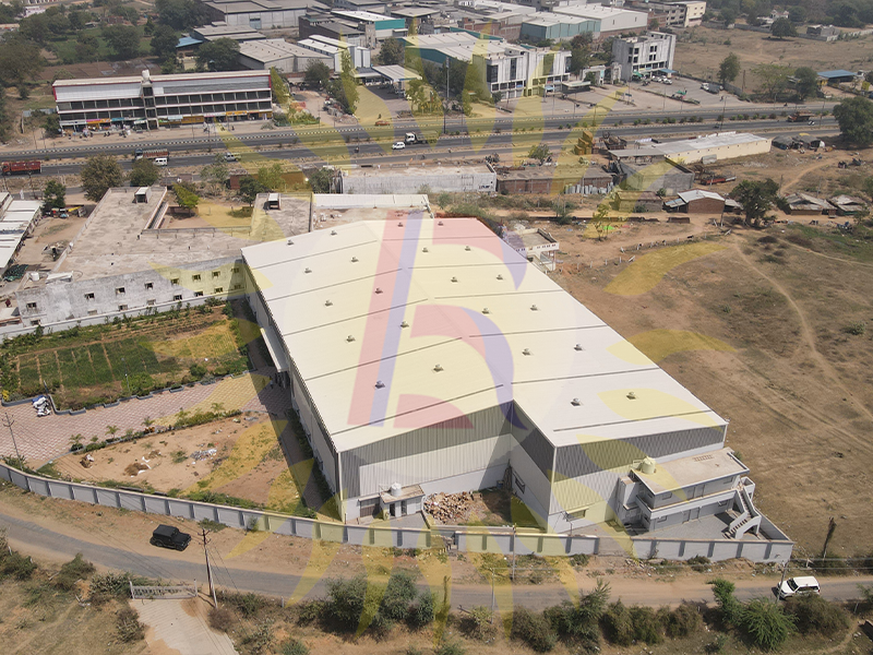 Steel Industrial Structure Shed Manufacturer in Bhavnagar