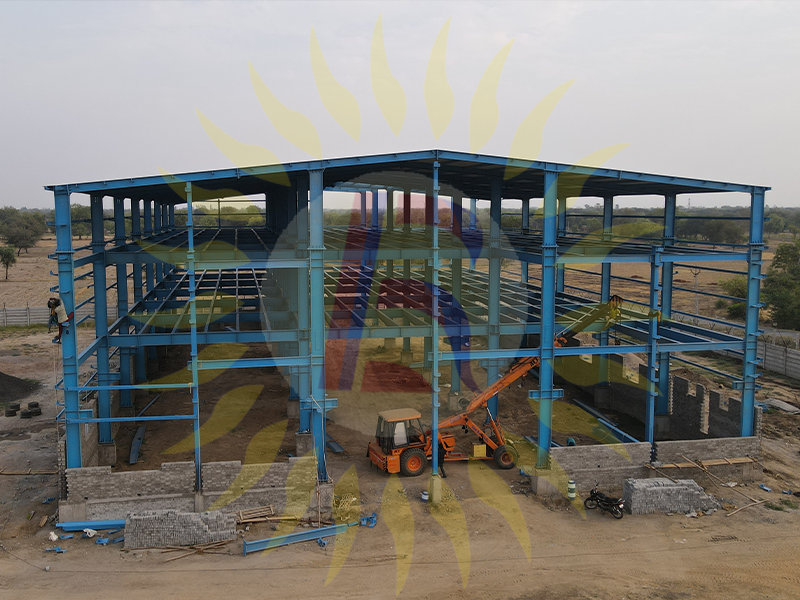 Steel Industrial Structure Shed Manufacturer in Gandhinagar