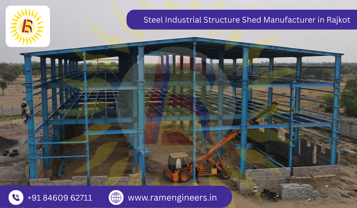 Steel Industrial Structure Shed Manufacturer in Rajkot