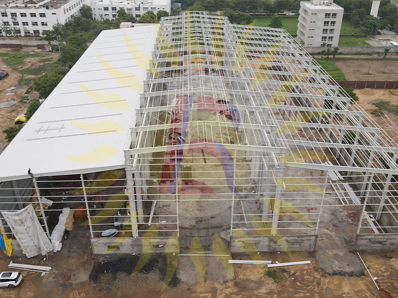 Steel Industrial Structure Shed Manufacturer in Vapi